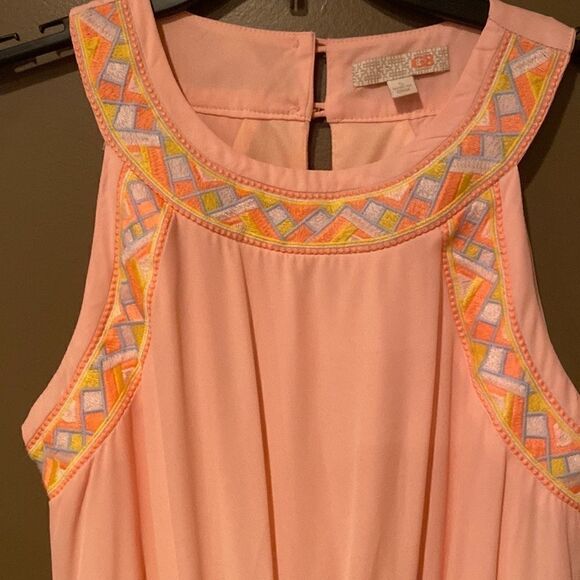 Gianni Bini Maxi Dress Size Small Embroidered - Picture 5 of 12